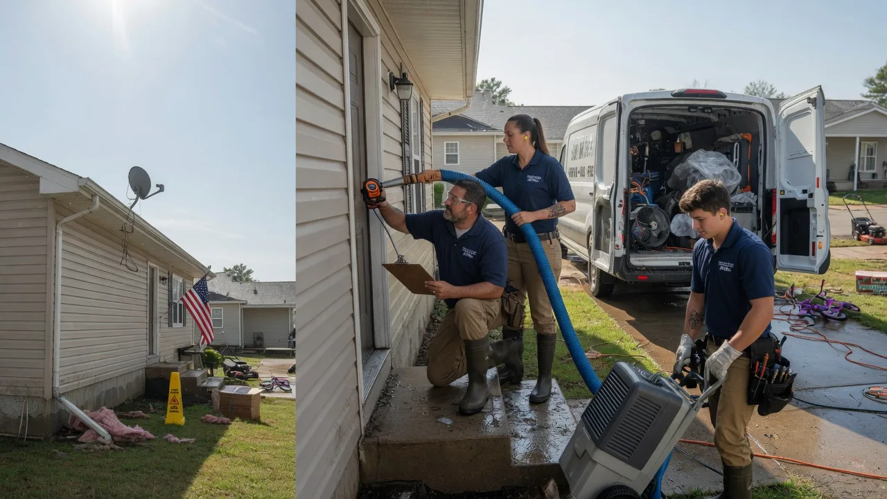 Ceiling Water Damage Restoration in East Waterboro, ME near me